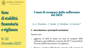 Banca d'Italia e sofferenze 2021